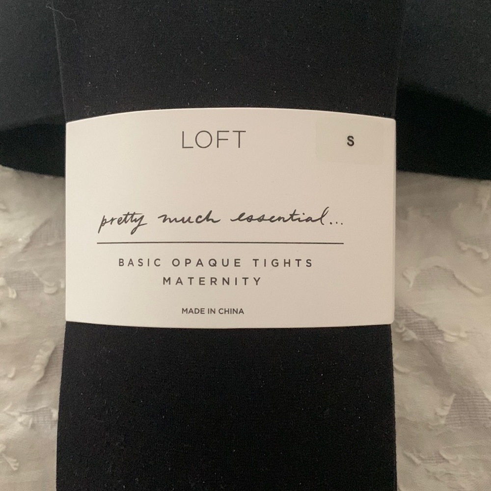 Basic opaque maternity tights